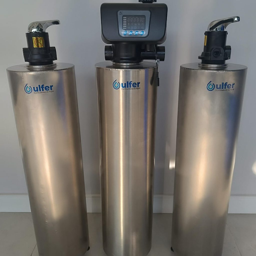 Filtros industriais Ulfer em cilindros de aço inox